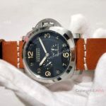 Panerai Luminor 47mm Watch Replica SS Black Power Reserve Face